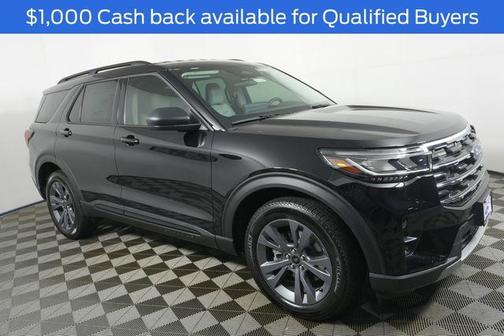 Agate Black Metallic 2026 Ford Explorer Active