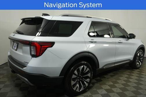 Space White Metallic 2026 Ford Explorer Platinum