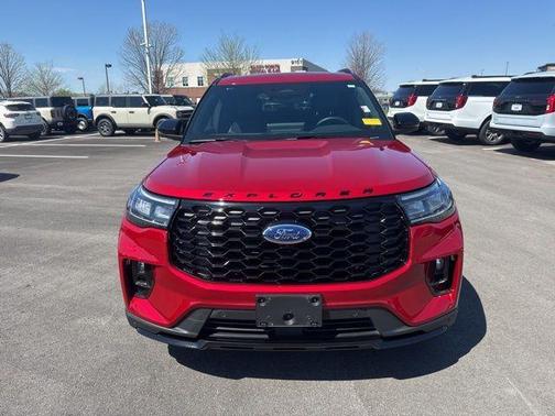 Rapid Red Metallic Tinted Clearcoat 2025 Ford Explorer ST
