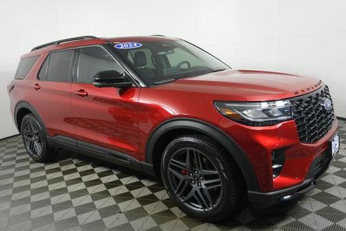 Rapid Red Metallic Tinted Clearcoat 2025 Ford Explorer ST