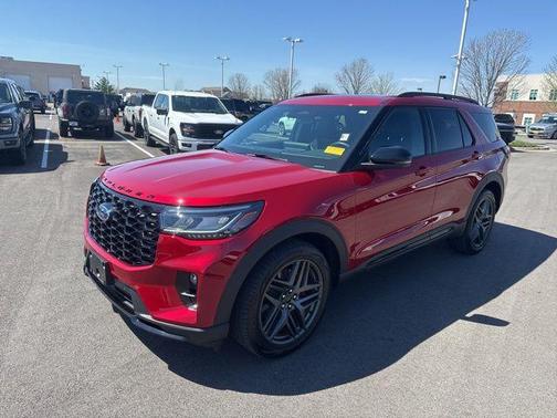 Rapid Red Metallic Tinted Clearcoat 2025 Ford Explorer ST