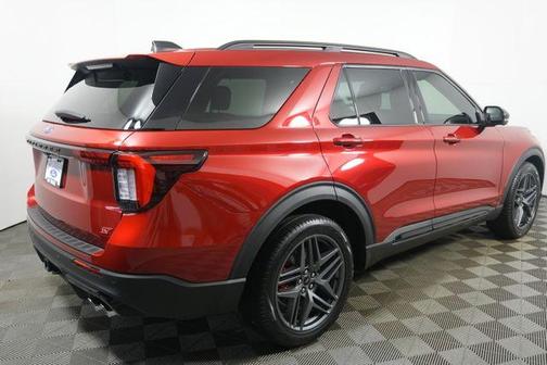 Rapid Red Metallic Tinted Clearcoat 2025 Ford Explorer ST