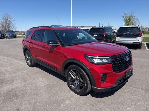 Rapid Red Metallic Tinted Clearcoat 2025 Ford Explorer ST