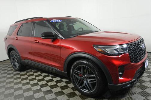 Rapid Red Metallic Tinted Clearcoat 2025 Ford Explorer ST