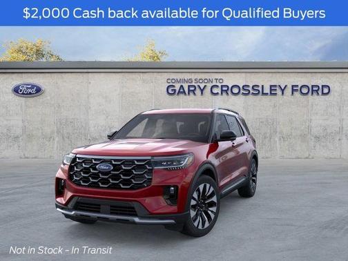 Rapid Red Metallic Tinted Clearcoat 2026 Ford Explorer Platinum