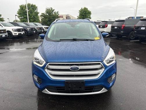 Lightning Blue Metallic 2017 Ford Escape Titanium