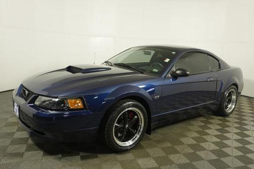 True Blue Clearcoat Metallic 2001 Ford Mustang GT