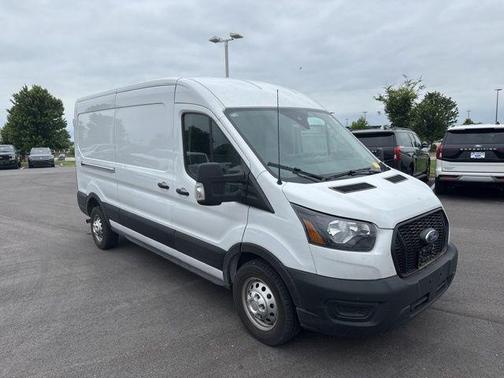 Oxford White 2025 Ford Transit-250 148 WB Medium Roof Cargo