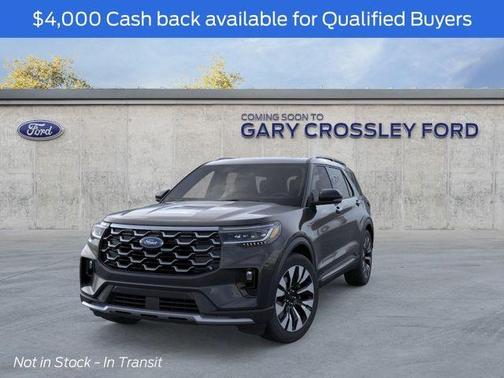 Black Metallic 2026 Ford Explorer Platinum