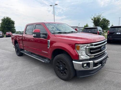 Rapid Red Metallic Tinted Clearcoat 2022 Ford F-350 Lariat Super Duty