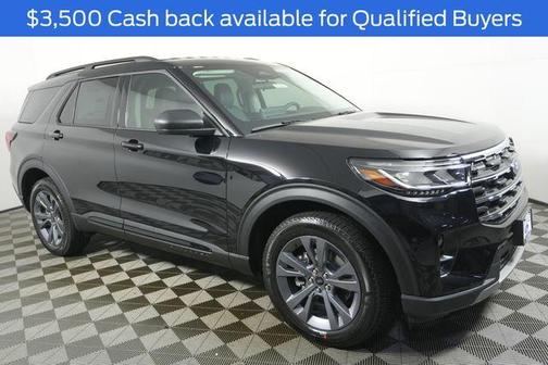 Agate Black Metallic 2026 Ford Explorer Active