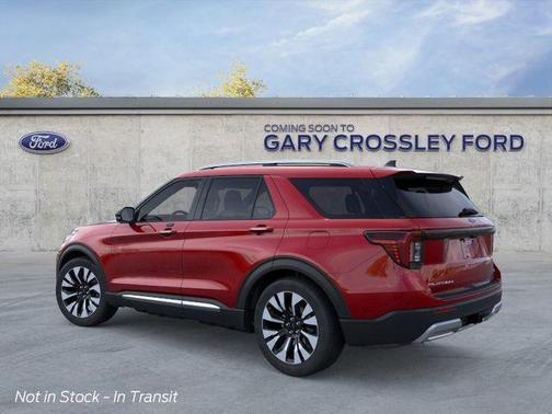 Rapid Red Metallic Tinted Clearcoat 2026 Ford Explorer Platinum