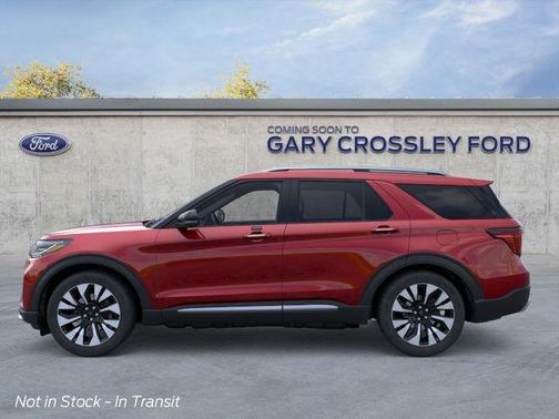 Rapid Red Metallic Tinted Clearcoat 2026 Ford Explorer Platinum