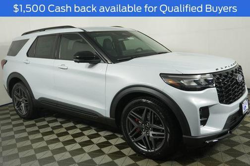 Space White Metallic 2026 Ford Explorer ST