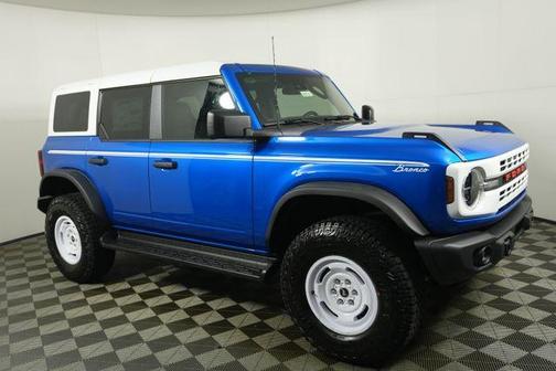 Velocity Blue Metallic 2026 Ford Bronco Heritage Edition
