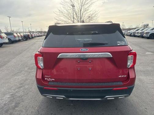 Red 2021 Ford Explorer XLT