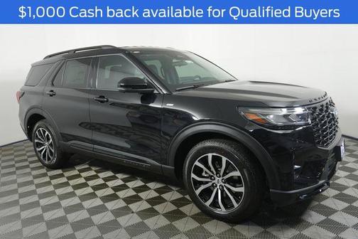 Black Metallic 2026 Ford Explorer ST-Line