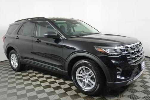Agate Black Metallic 2026 Ford Explorer Active