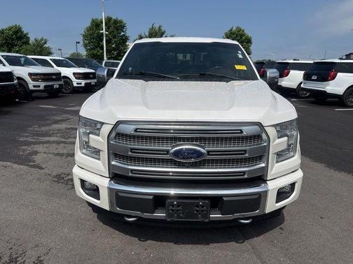 White Platinum Tri-Coat Metallic 2017 Ford F-150 Platinum
