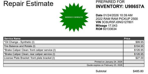 2022 RAM 2500 Laramie Crew Cab 4x4 6'4' Box