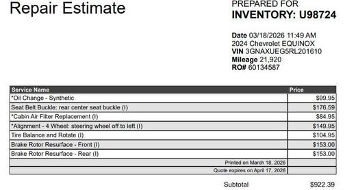 2024 Chevrolet Equinox 1LT