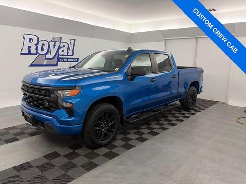 Glacier Blue Metallic 2023 Chevrolet Silverado 1500 Custom