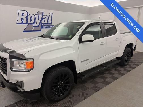Summit White 2022 GMC Canyon Elevation