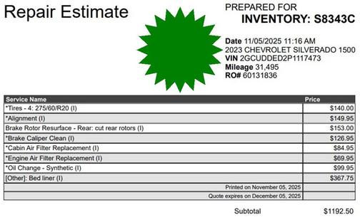 2023 Chevrolet Silverado 1500 LT