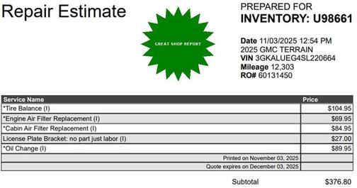 2025 GMC Terrain AWD Elevation