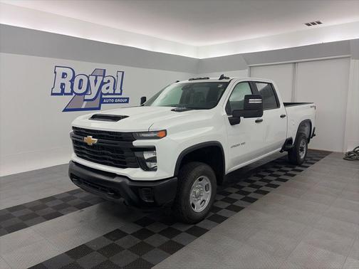 Summit White 2026 Chevrolet Silverado 2500 Crew Cab, Standard Bed, WT, 4WD