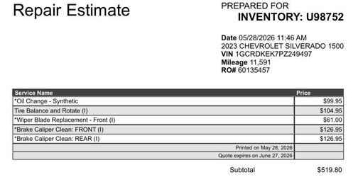 Black 2023 Chevrolet Silverado 1500 LT