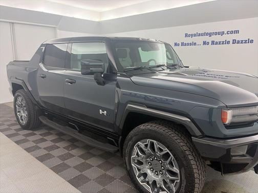 Graphite Blue Metallic 2025 GMC HUMMER EV Pickup 3X