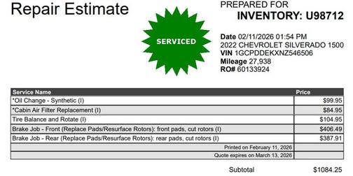 2022 Chevrolet Silverado 1500 LT