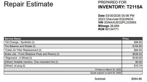 2023 Chevrolet Equinox 1LT