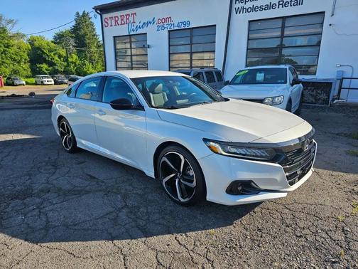 Platinum White Pearl 2022 Honda Accord Sport 1.5T