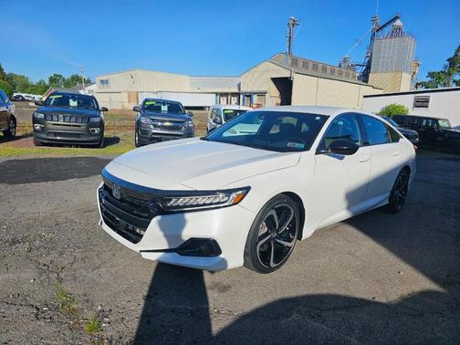 Platinum White Pearl 2022 Honda Accord Sport 1.5T