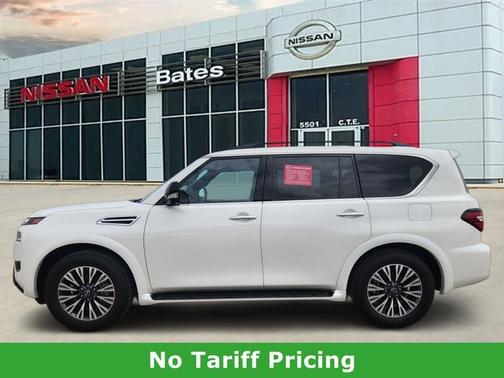 Aspen White 2024 Nissan Armada SL
