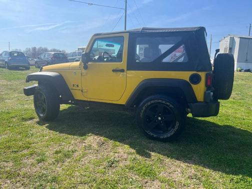 Yellow 2008 Jeep Wrangler X
