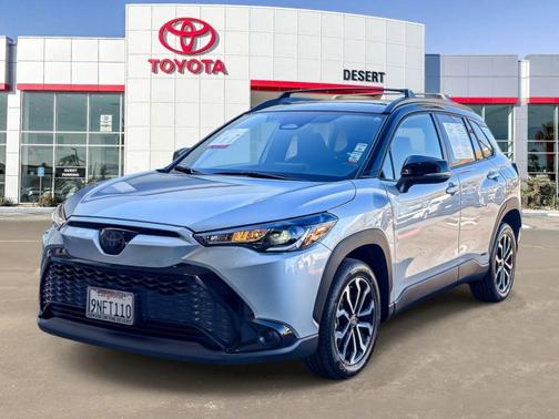Sonic Silver 2024 Toyota Corolla Cross Hybrid SE