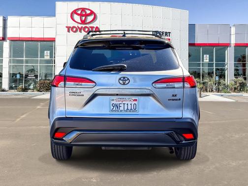 Sonic Silver 2024 Toyota Corolla Cross Hybrid SE