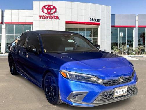 Aegean Blue Metallic 2022 Honda Civic Sport
