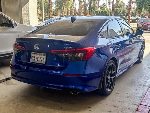 Aegean Blue Metallic 2022 Honda Civic Sport