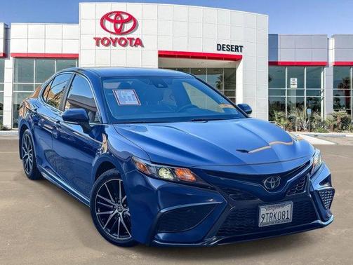 Blue 2023 Toyota Camry SE