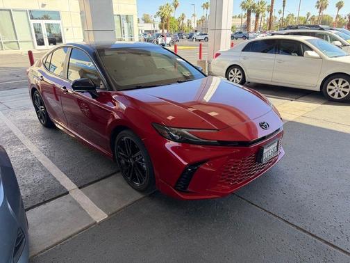 Midnight Black Metallic 2025 Toyota Camry XSE