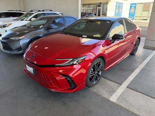 Midnight Black Metallic 2025 Toyota Camry XSE