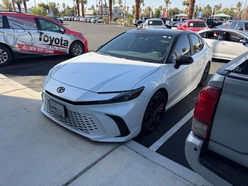 Midnight Black Metallic 2025 Toyota Camry XSE