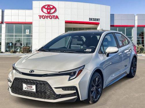 Wind Chill Pearl / Midnight Black Metallic 2026 Toyota Corolla XSE