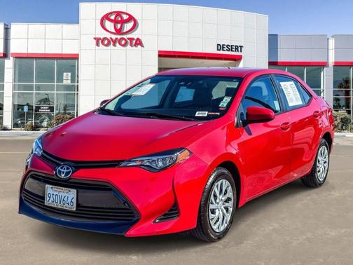 Barcelona Red Metallic 2019 Toyota Corolla LE