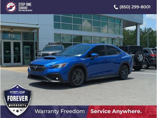 Blue 2023 Subaru WRX GT
