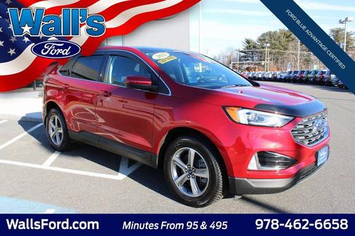 Rapid Red Metallic Tinted Clearcoat 2022 Ford Edge SEL
